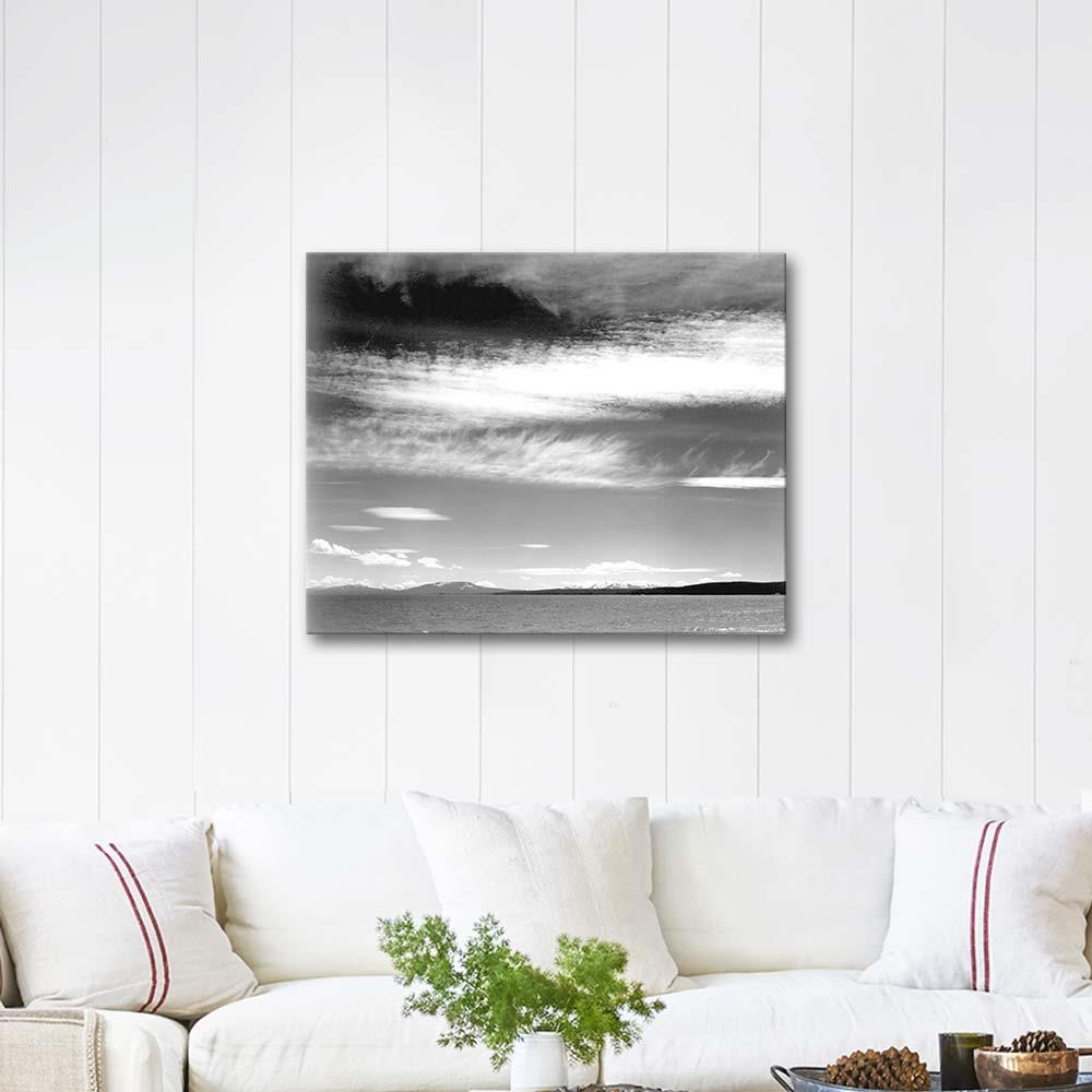Ansel Adams Yellowstone Lake Art Print