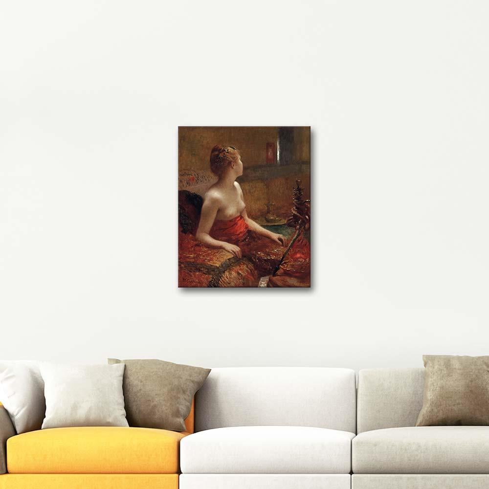 Fernand Cormon Bekleyiş Kanvas Tablo