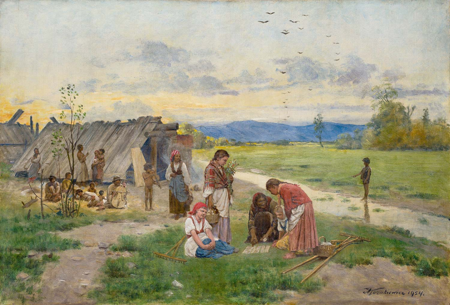 Antoni Kozakiewicz Gypsies Art Print