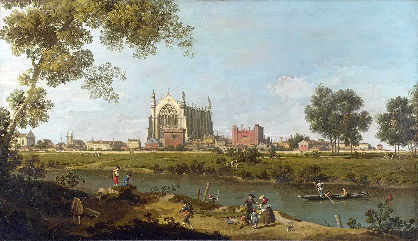 Eton College Chapel by Antonio Canaletto