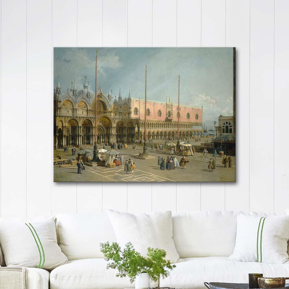 Antonio Canaletto The Square of Saint Mark's, Venice Art Print