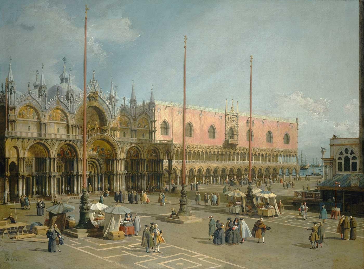 Antonio Canaletto The Square of Saint Mark's, Venice Art Print