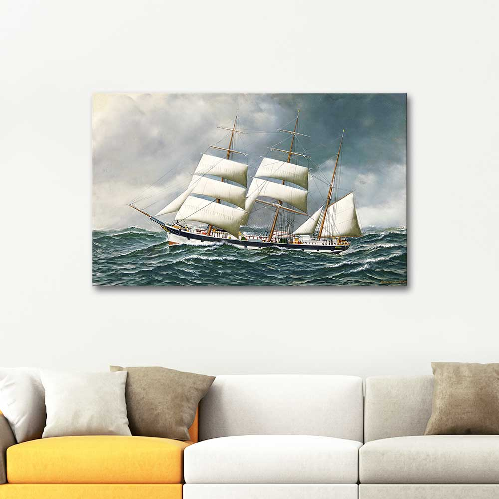 Antonio Jacobsen Norway Sailing Ship Art Print