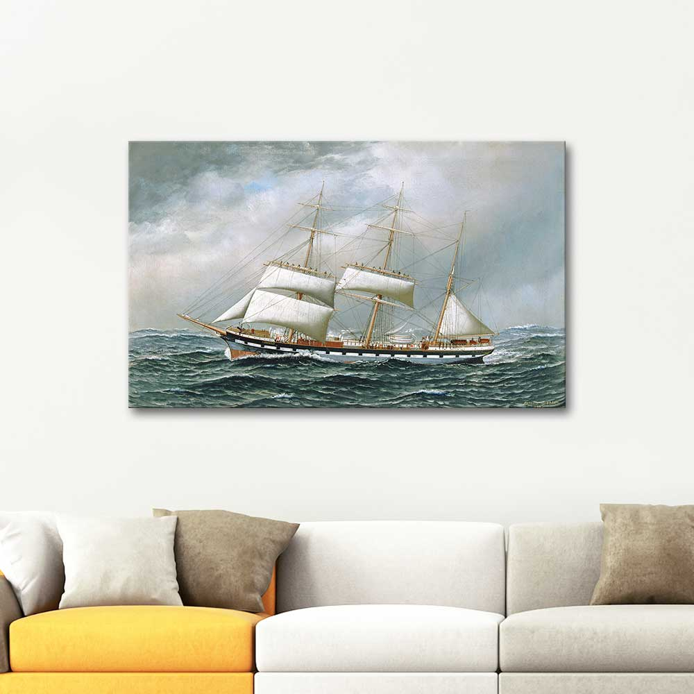 Antonio Jacobsen Norway Ship Art Print
