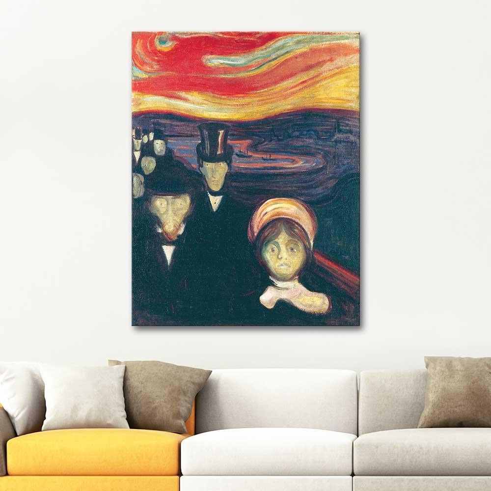 Anxiety by Edvard Munch as Art Print