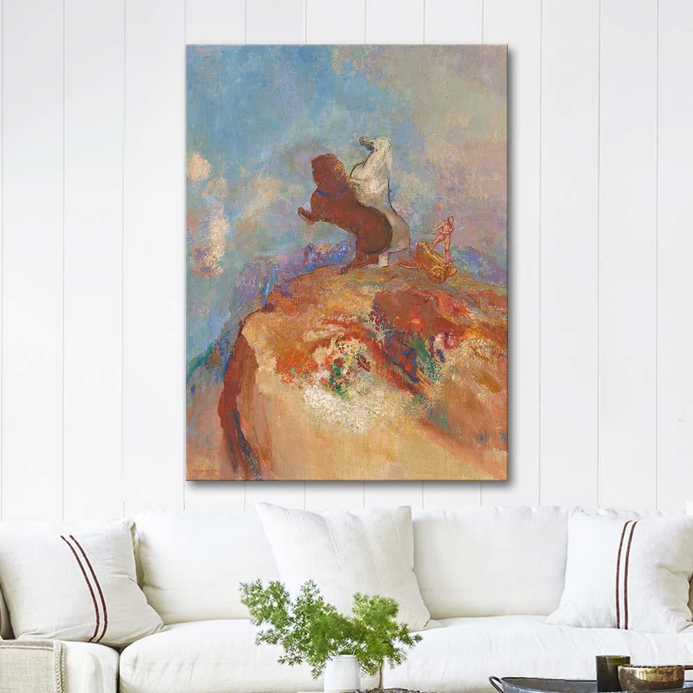 Odilon Redon Apollo Kanvas Tablo