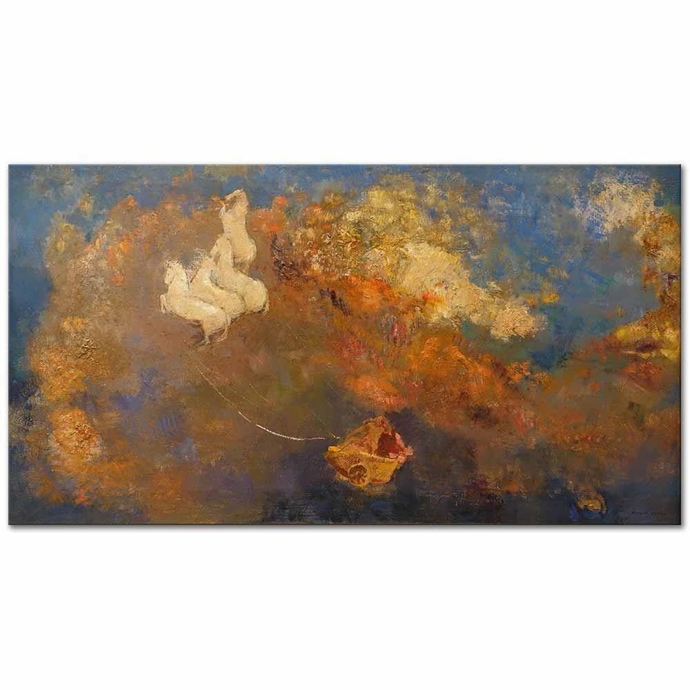 Odilon Redon Apollon'un Aracı Kanvas Tablo