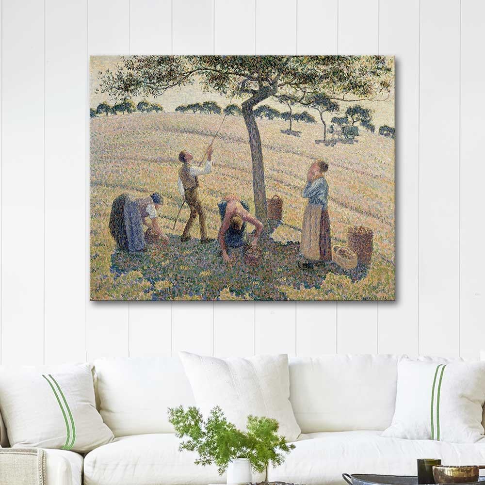 Apple Harvest by Camille Pissarro as Art Print