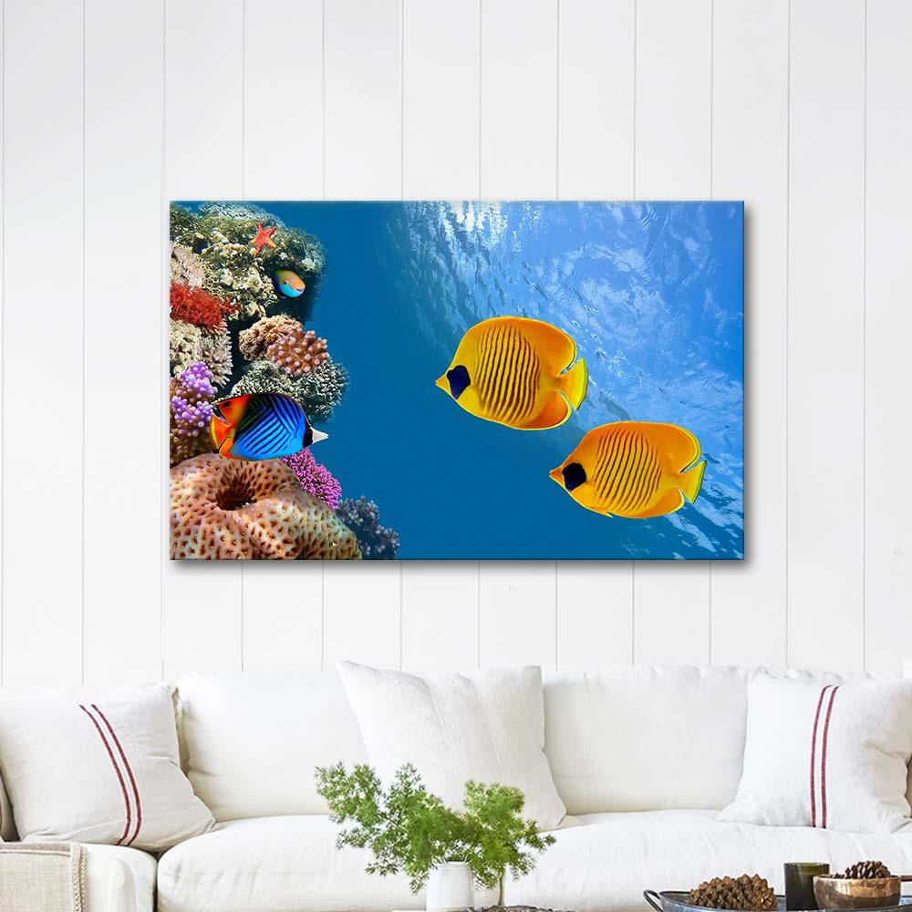 Akvaryum Kanvas Tablo