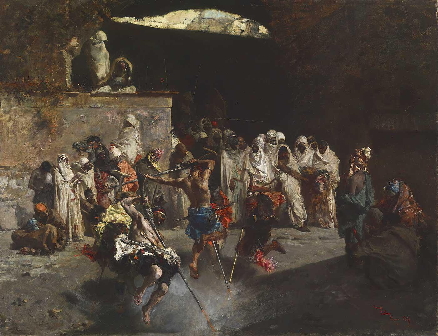Mariano Fortuny Marsal Arap Fantazisi Kanvas Tablo