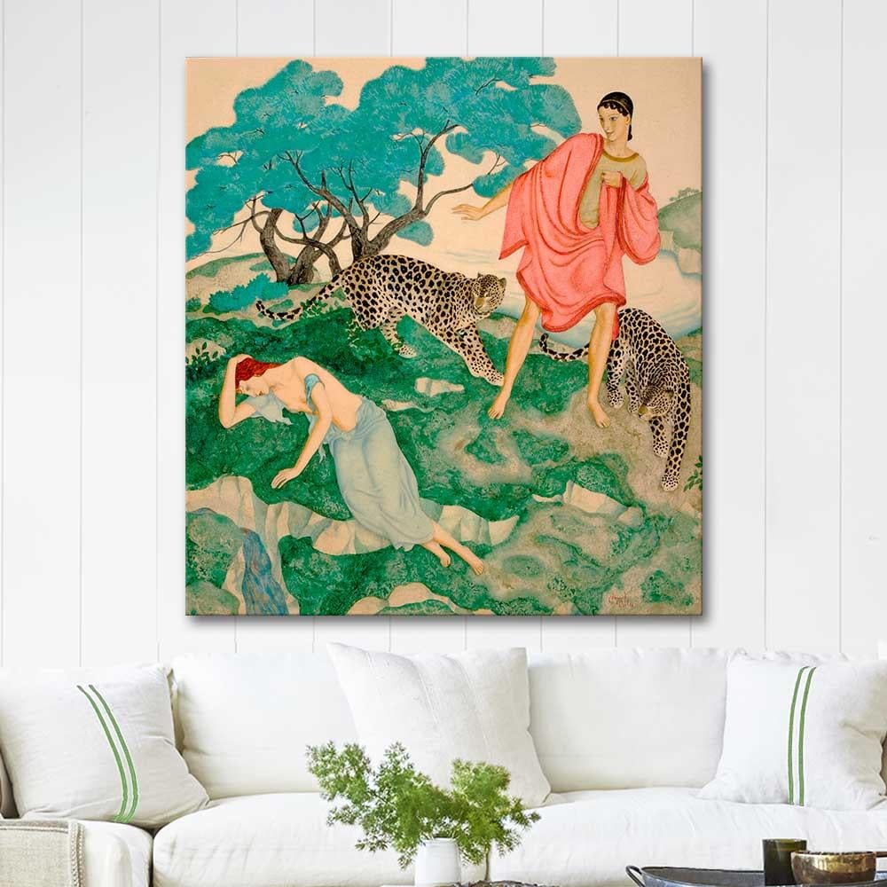 Ariadne and Bacchus by Edmund Dulac as Art Print