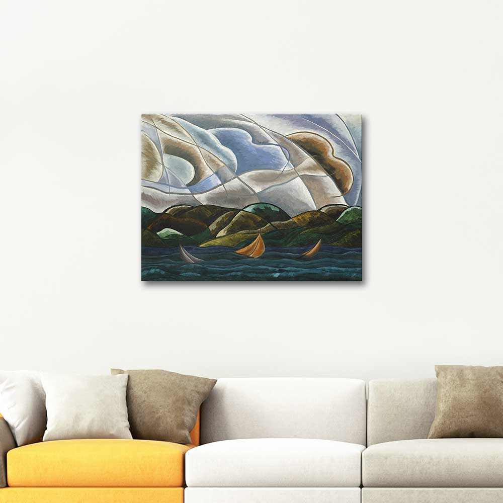 Arthur Dove Bulutlar ve Deniz Kanvas Tablo