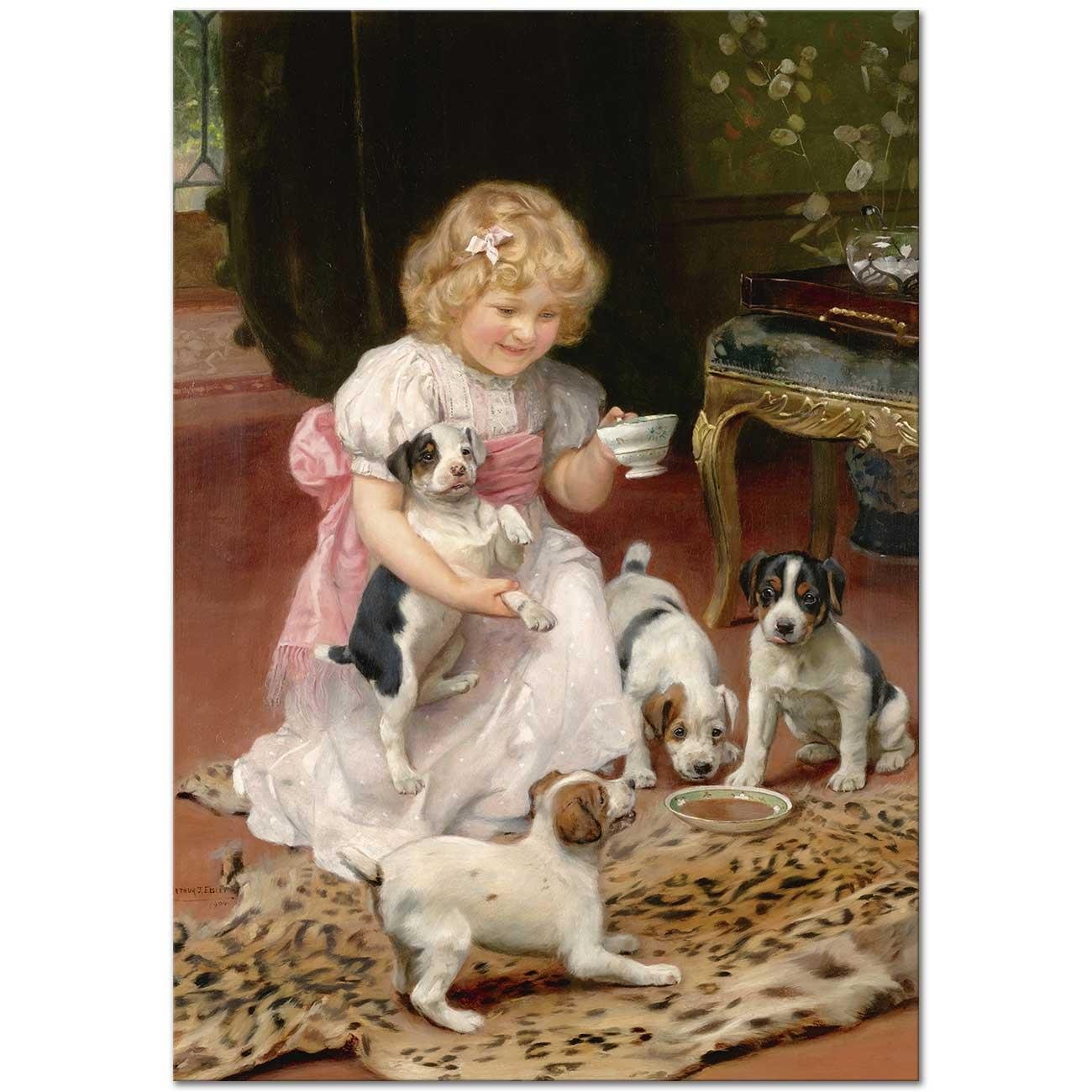 Arthur John Elsley Too Hot Art Print