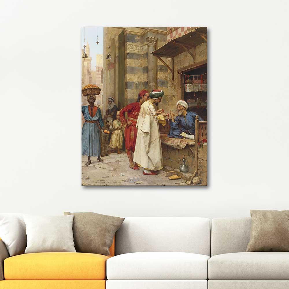 Arthur von Ferraris Driving a Bargain Cairo Art Print