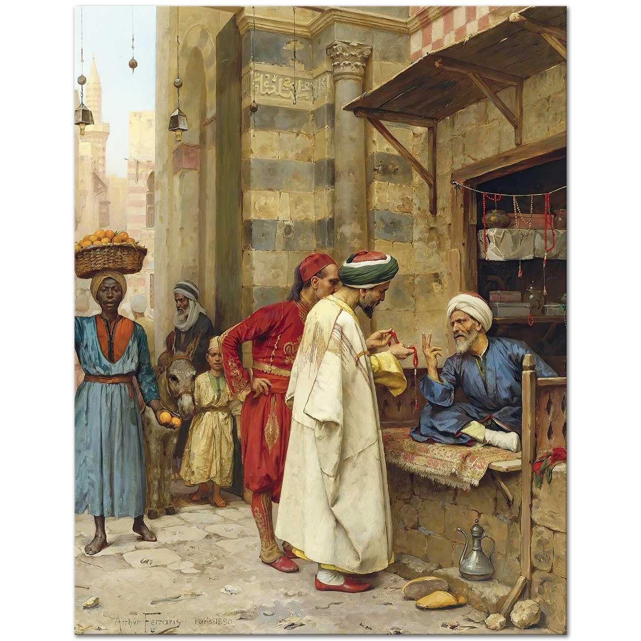 Driving a Bargain Cairo by Arthur von Ferraris