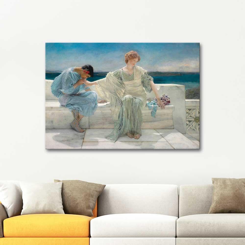 Ask Me No More by Sir Lawrence Alma Tadema as Art Print