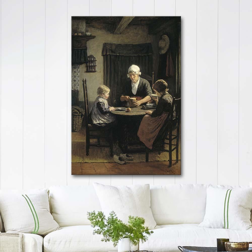 At Grandmother's by Adolph Artz as Art Print