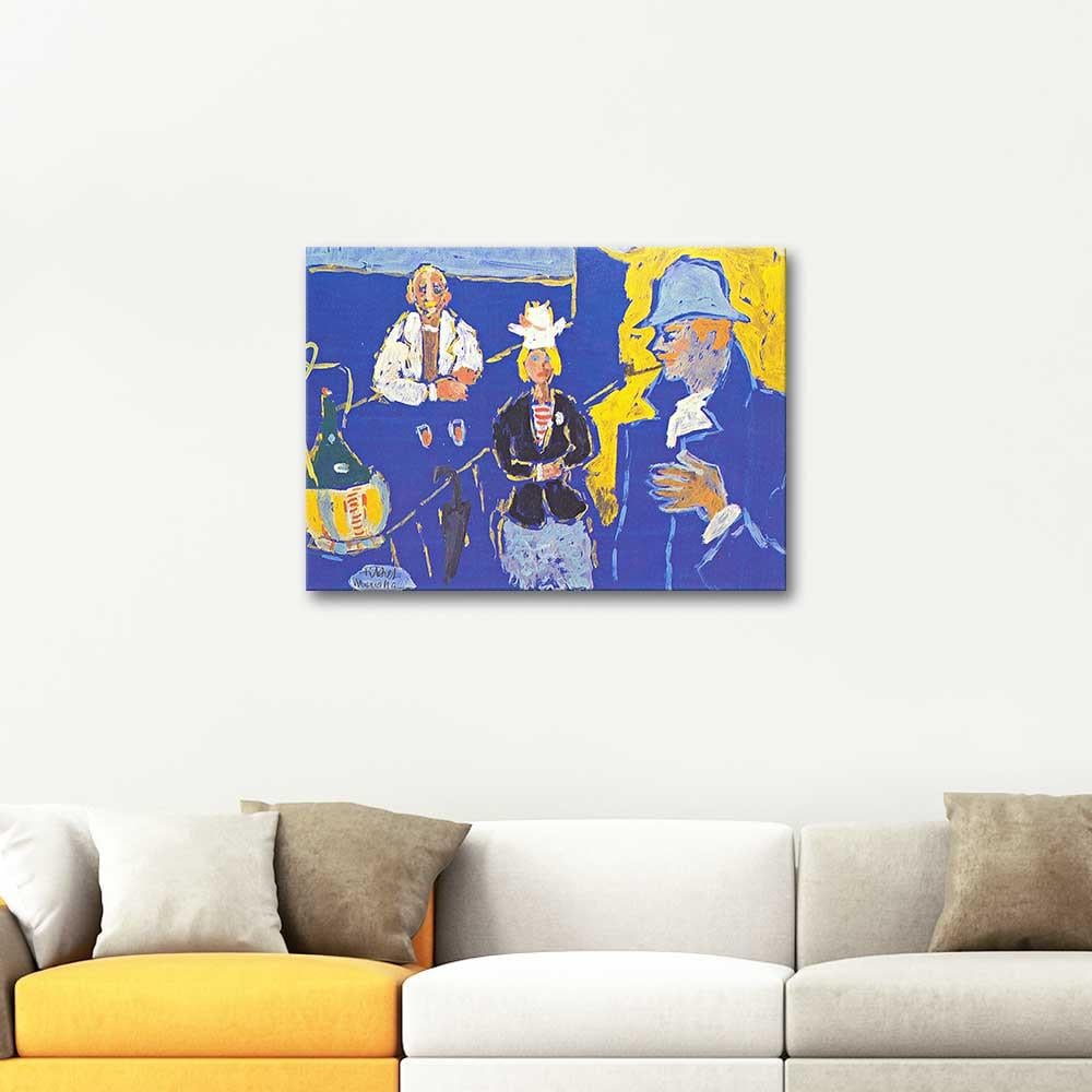 At the Bar by Fikret Mualla as Art Print