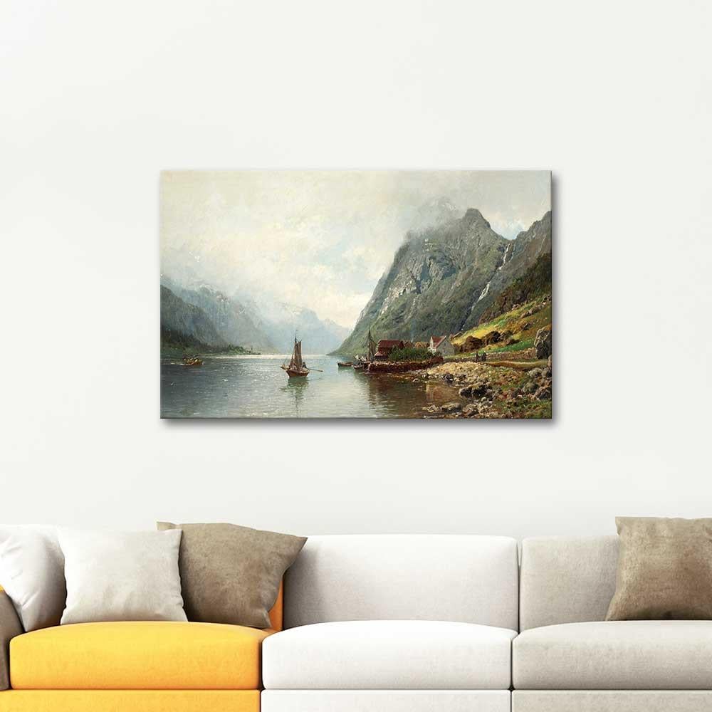 At the Ferry Place by Anders Askevold as Art Print