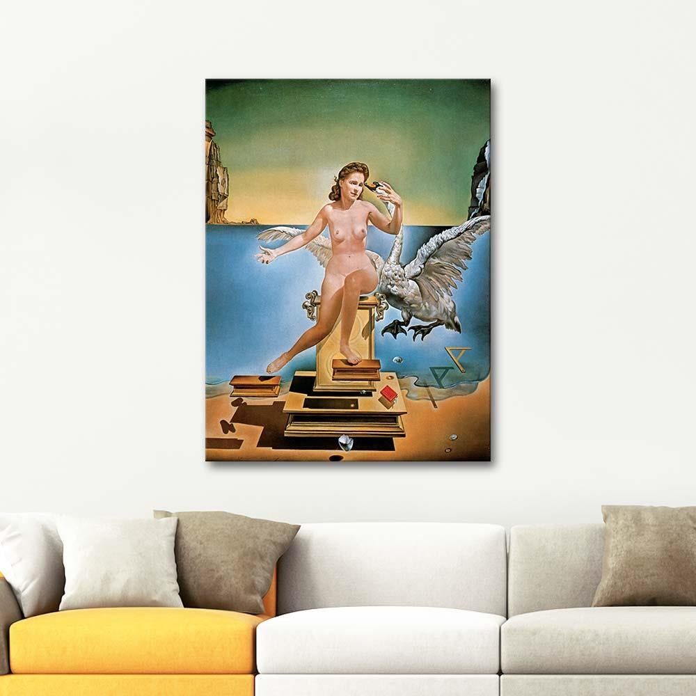 Salvador Dali Atomik Leda Kanvas Tablo