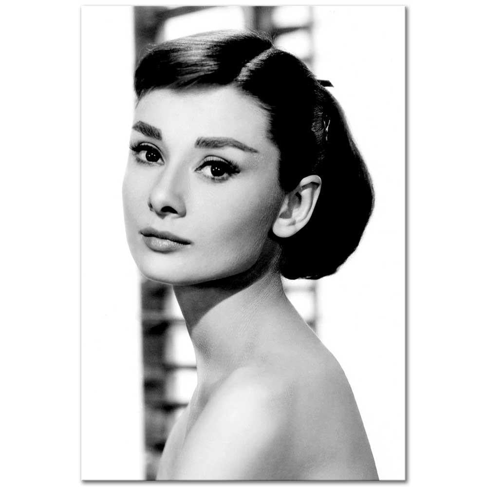 Audrey Hepburn Portre 02 Kanvas Tablo