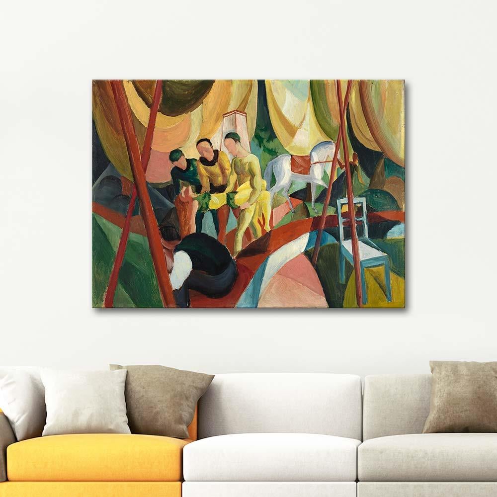 August Macke Circus Art Print