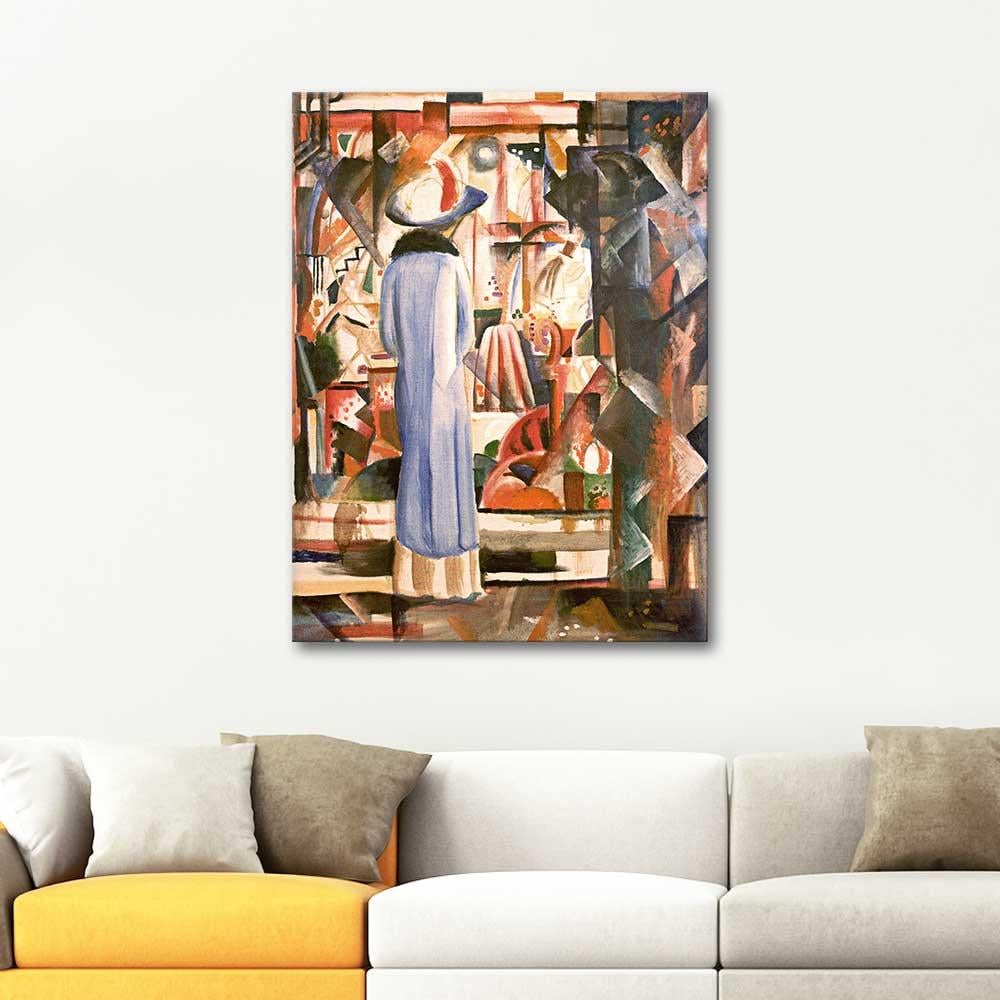 August Macke Large Bright Showcase Art Print