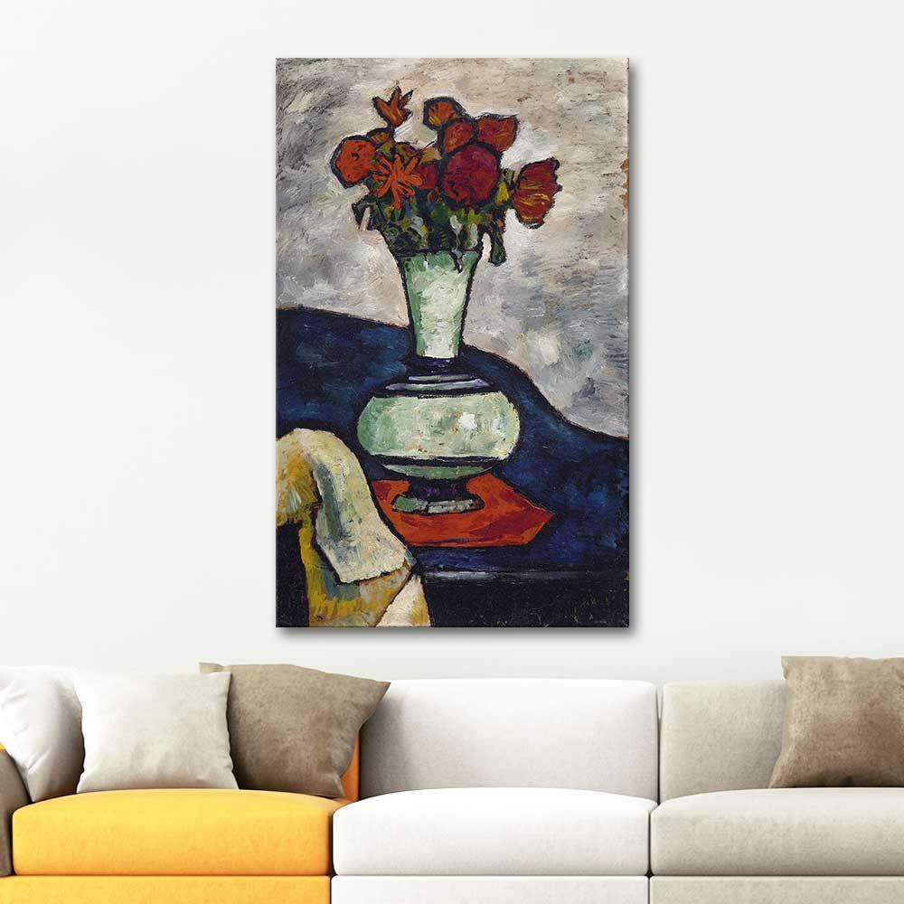 August Macke Wilting Flowers Art Print