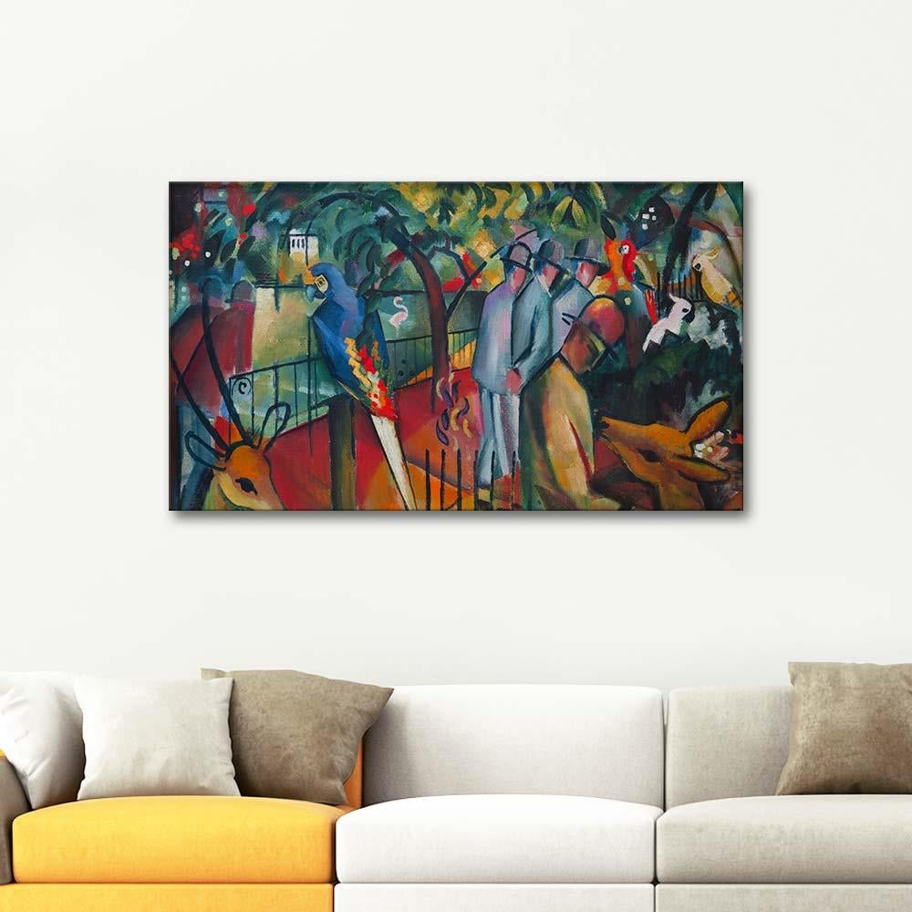 August Macke Zoological Garden Art Print