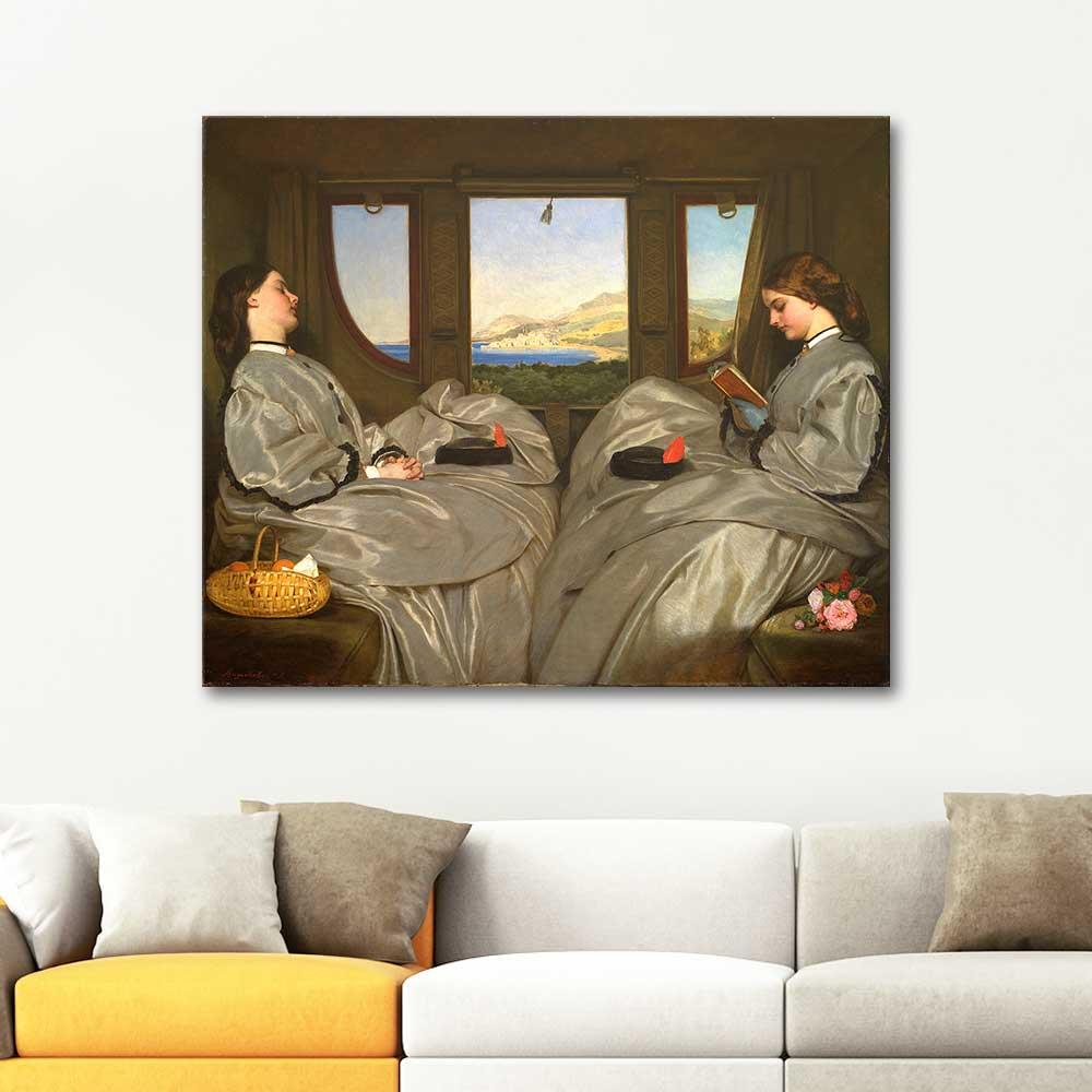 Augustus Leopold Egg The Travelling Companions Art Print