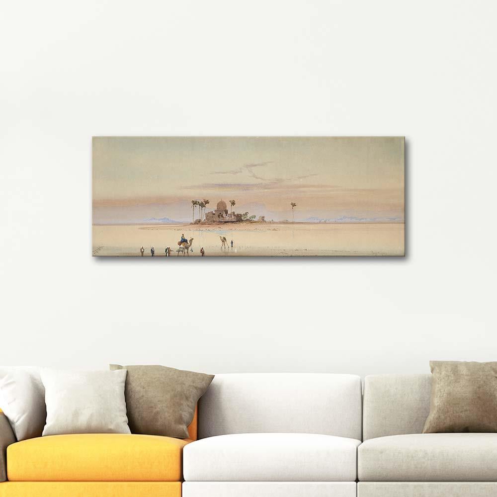 Augustus Osborne Lamplough Ruins West Luxor And Early Morning Art Print