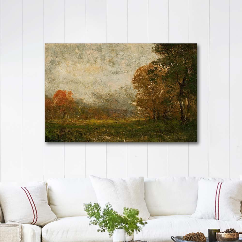 Julian Onderdonk Sonbahar Manzarası Kanvas Tablo