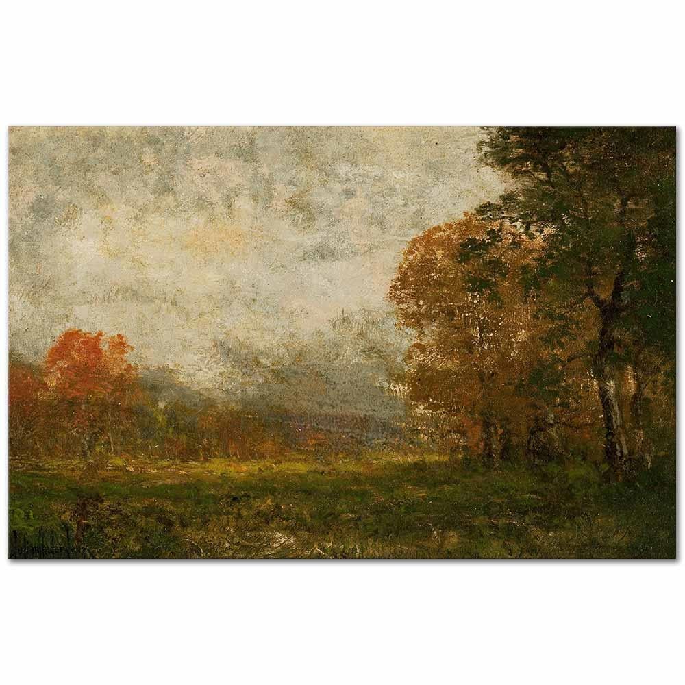 Julian Onderdonk Sonbahar Manzarası Kanvas Tablo