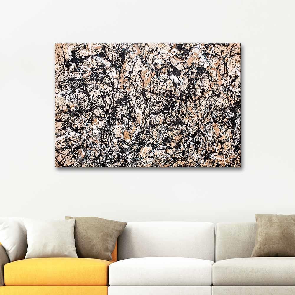Jackson Pollock Sonbahar Ritmi Kanvas Tablo