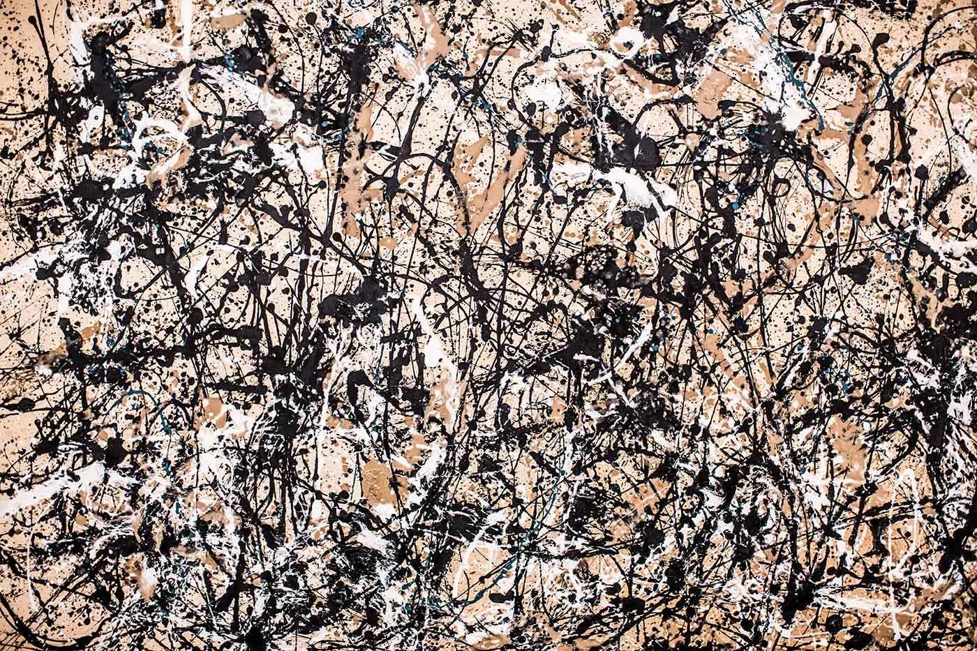 Jackson Pollock Sonbahar Ritmi Kanvas Tablo