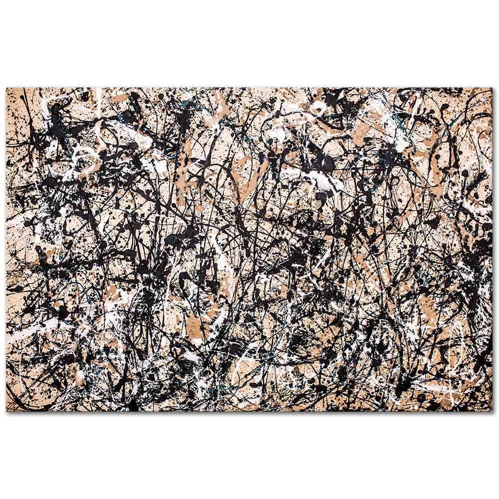 Jackson Pollock Sonbahar Ritmi Kanvas Tablo