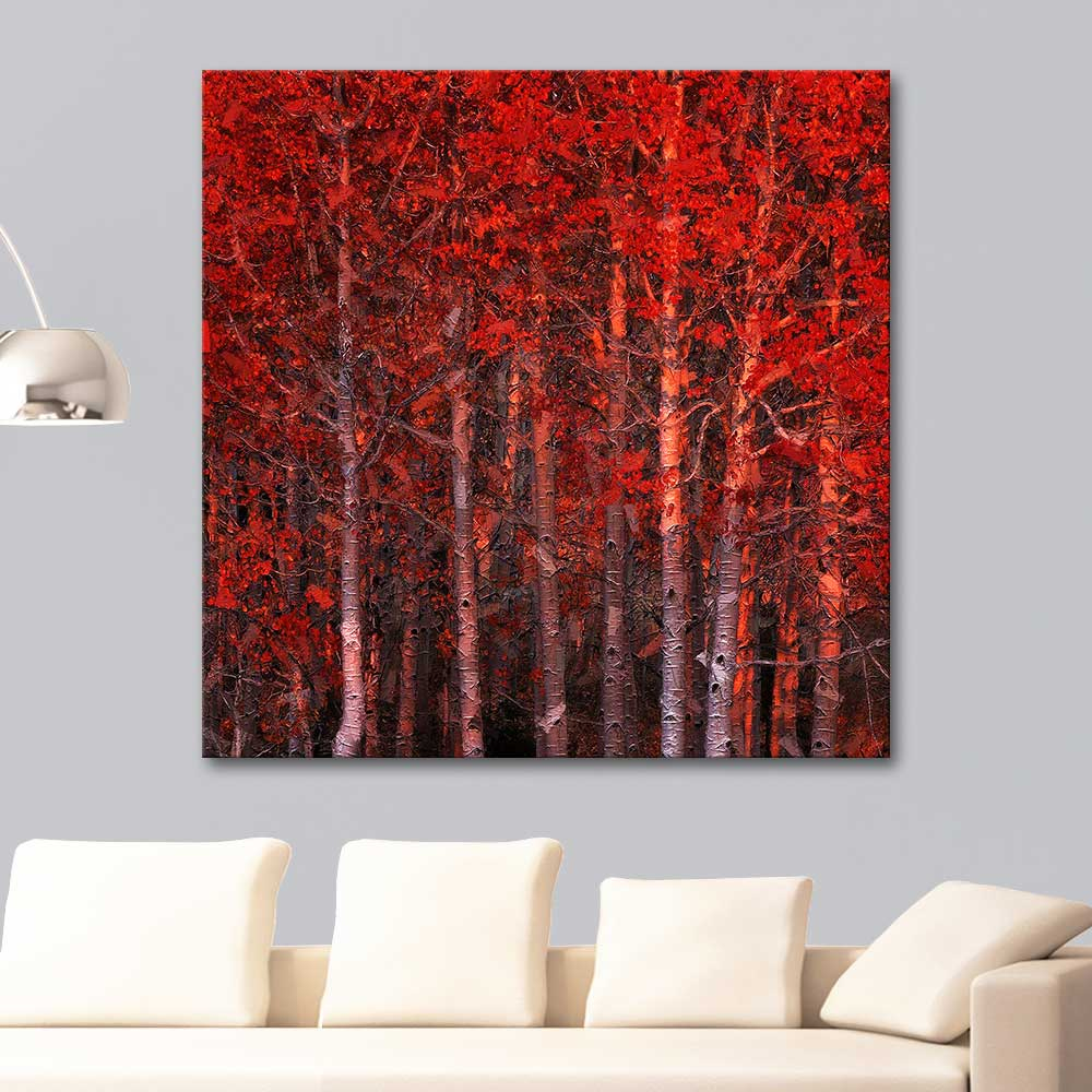 Autumn Scarlet Art Print