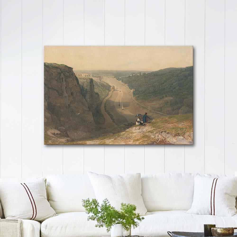 Francis Danby Severn Nehrine Bakış Kanvas Tablo