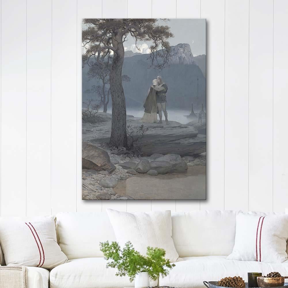 Avskedet (ur Frithiofs Saga) by August Malmström as Art Print