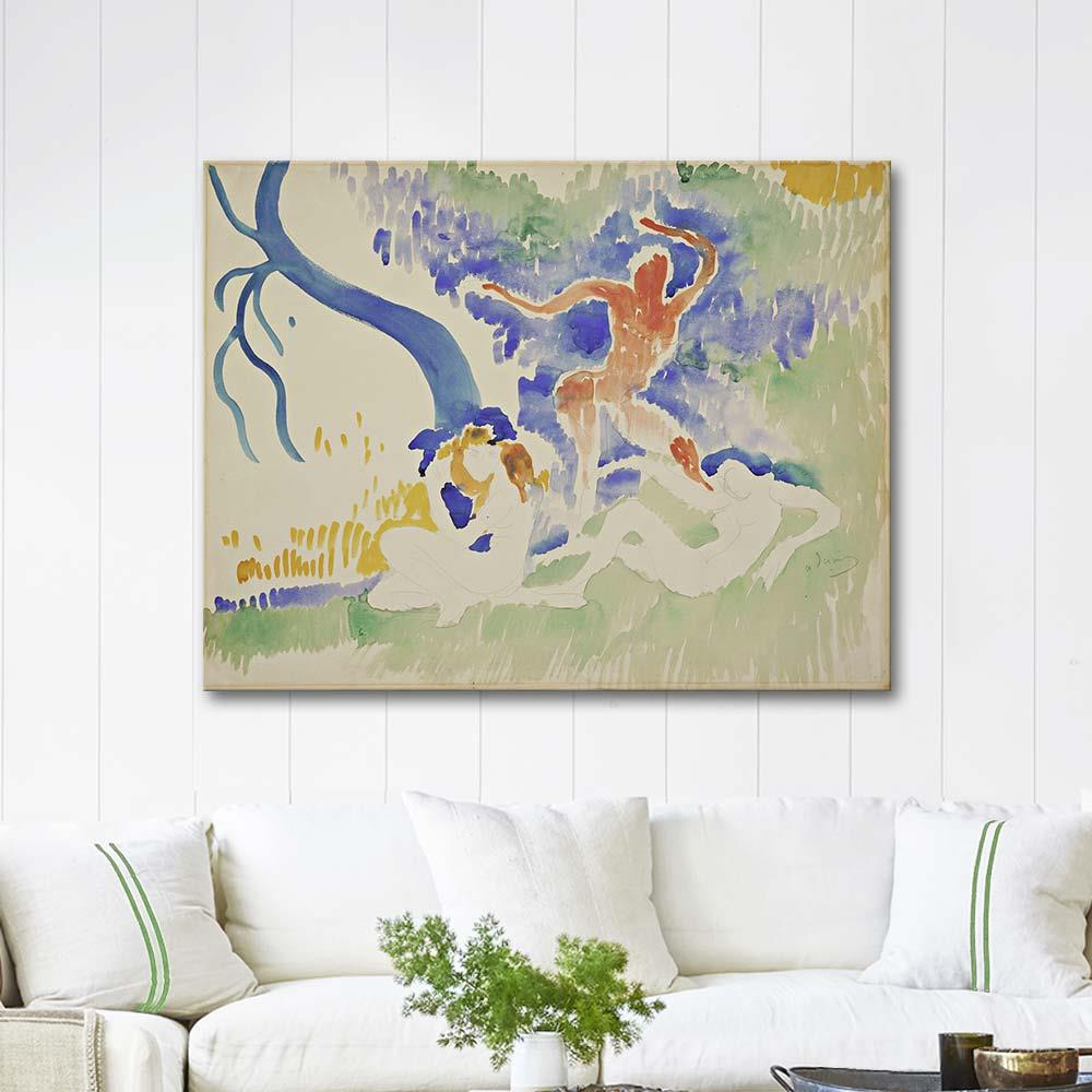 Andre Derain Baküs Dansı Kanvas Tablo