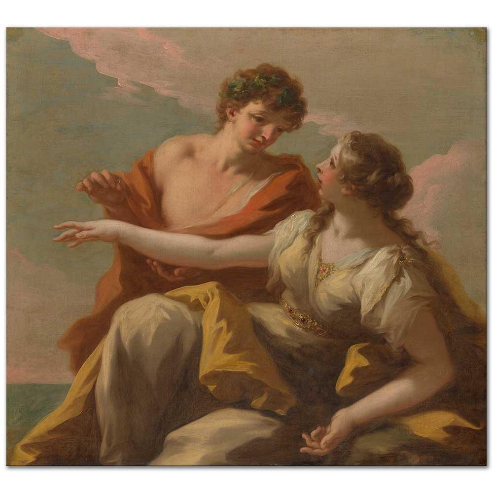 Bacchus and Ariadne by Giovanni Antonio Pellegrini