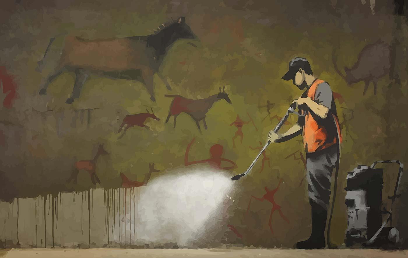Banksy Street Art Art Print