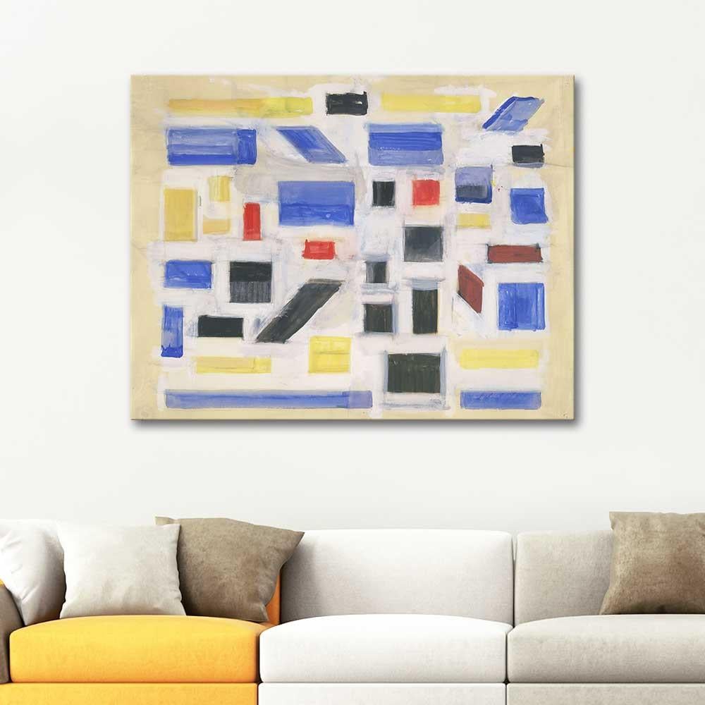 Bart van der Leck Untitled Art Print