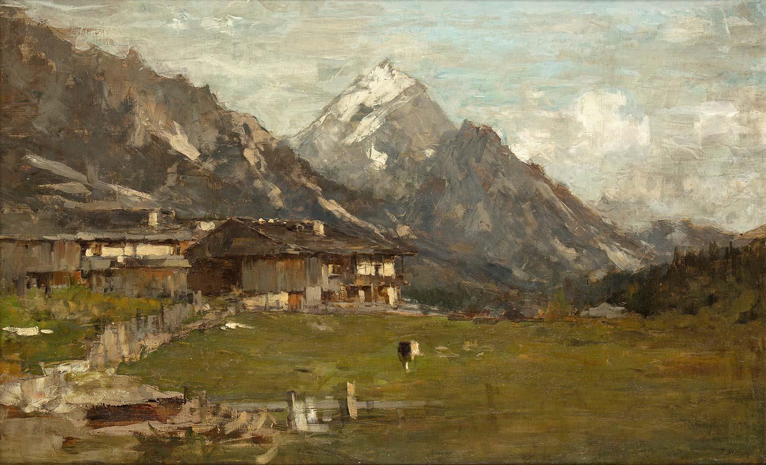 Alpine Landscape by Bartolomeo Bezzi