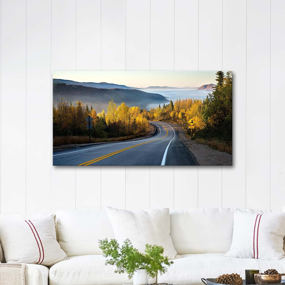Beautiful Highway Art Print