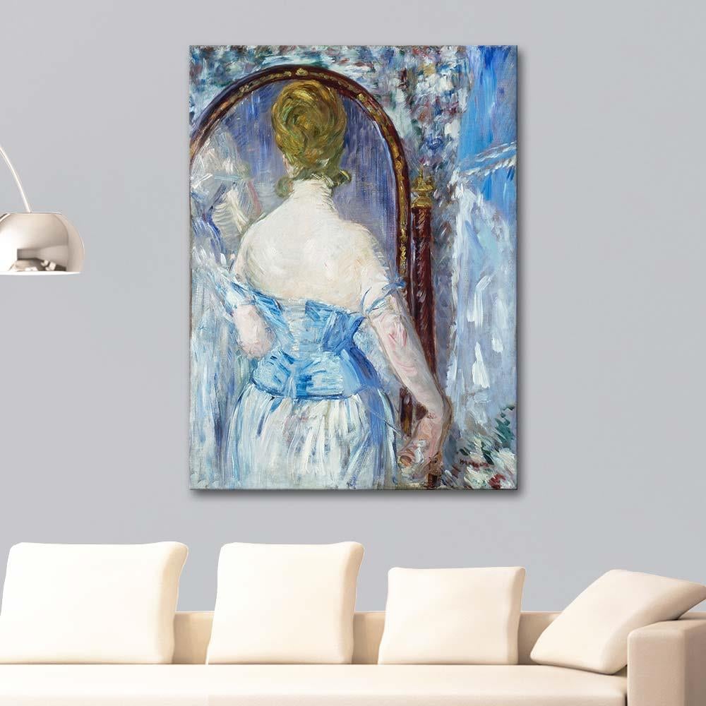 Before The Mirror by Edouard Manet as Art Print