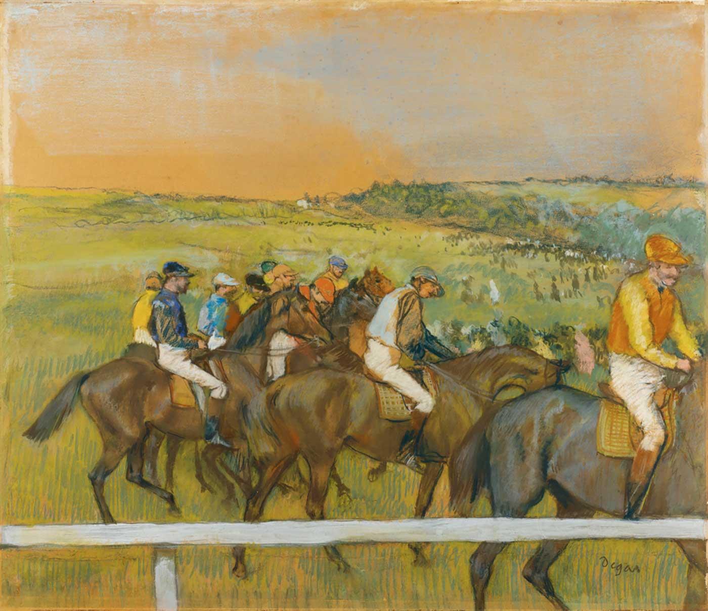 Edgar Degas Startta Kanvas Tablo
