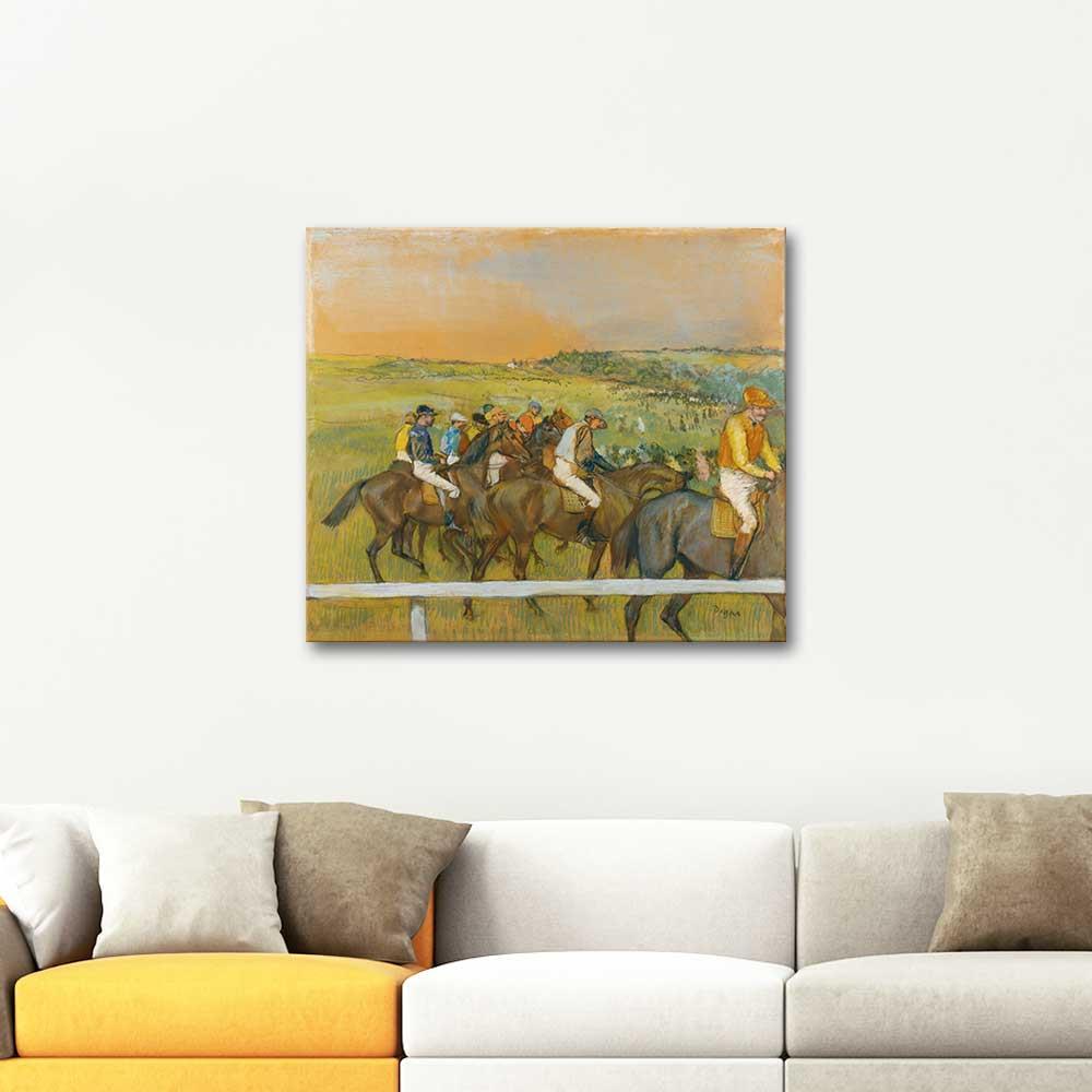 Edgar Degas Startta Kanvas Tablo