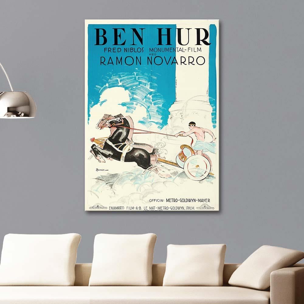 Eric Rohman Ben-Hur Film Afişi Kanvas Tablo