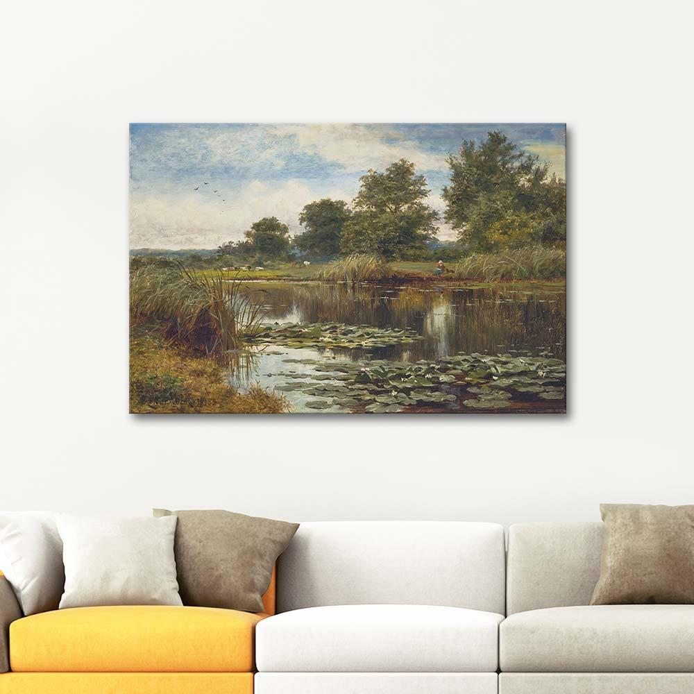 Benjamin Williams Leader Nilüferler Kanvas Tablo